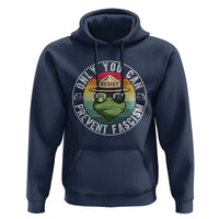 Only You Can Prevent Fascism Frog Resist Protest Hoodie Free Portland Oregon Freedom Retro - Wonder Print Shop