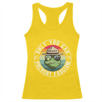 Only You Can Prevent Fascism Frog Resist Protest Racerback Tank Top Free Portland Oregon Freedom Retro - Wonder Print Shop