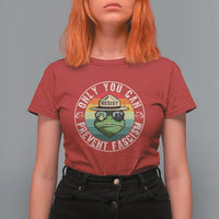 Only You Can Prevent Fascism Frog Resist Protest T Shirt For Women Free Portland Oregon Freedom Retro - Wonder Print Shop