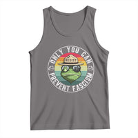 Only You Can Prevent Fascism Frog Resist Protest Tank Top Free Portland Oregon Freedom Retro - Wonder Print Shop