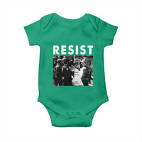 Portland Resist Frog Baby Onesie Oregon Iconic Frogs Photo Protest Moment - Wonder Print Shop