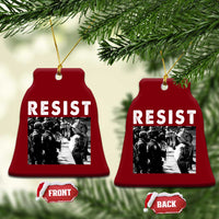 Portland Resist Frog Ceramic Ornament Oregon Iconic Frogs Photo Protest Moment - Wonder Print Shop