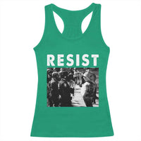 Portland Resist Frog Racerback Tank Top Oregon Iconic Frogs Photo Protest Moment - Wonder Print Shop