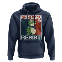 Portland Resist Retro Frog 8647 Hoodie Political Satire Protest Poster Graphic - Wonder Print Shop