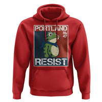 Portland Resist Retro Frog 8647 Hoodie Political Satire Protest Poster Graphic - Wonder Print Shop