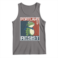 Portland Resist Retro Frog 8647 Tank Top Political Satire Protest Poster Graphic - Wonder Print Shop