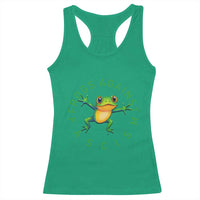 Frogs Against Fascism Racerback Tank Top Portland Frog Protest Together Strong - Wonder Print Shop