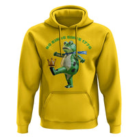 No Kings Since 1776 Frog Hoodie Funny Inflatable Frog Meme Protest Portland - Wonder Print Shop