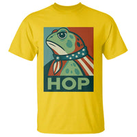 Hop Patriotic Frog T Shirt Resist Protest Poster Graphic - Wonder Print Shop