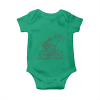 Cycling Protest Frog Baby Onesie Resist Free Portland Retro Graphic - Wonder Print Shop