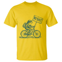 Cycling Protest Frog T Shirt Resist Free Portland Retro Graphic - Wonder Print Shop