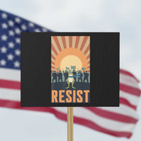 Frog Resist Protest Sign Bold Protest Free Portland - Wonder Print Shop