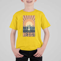 Frog Resist T Shirt For Kid Bold Protest Free Portland - Wonder Print Shop