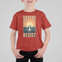 Frog Resist T Shirt For Kid Bold Protest Free Portland - Wonder Print Shop