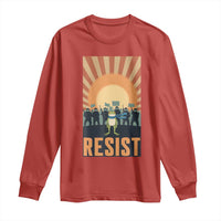 Frog Resist Long Sleeve Shirt Bold Protest Free Portland - Wonder Print Shop