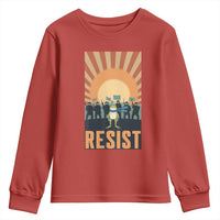 Frog Resist Youth Sweatshirt Bold Protest Free Portland - Wonder Print Shop