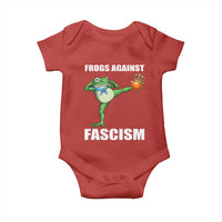 Frogs Against Fascism Baby Onesie No Fascist No Kings Funny Portland Frog Protest - Wonder Print Shop