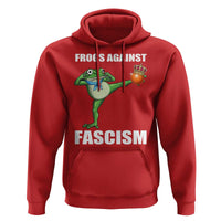 Frogs Against Fascism Hoodie No Fascist No Kings Funny Portland Frog Protest - Wonder Print Shop