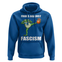 Frogs Against Fascism Hoodie No Fascist No Kings Funny Portland Frog Protest - Wonder Print Shop