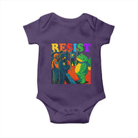 Rainbow Street Protest Frog Baby Onesie Resist LGBTQ+ Solidarity - Wonder Print Shop