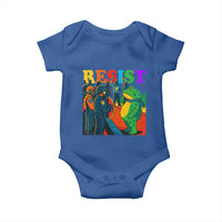Rainbow Street Protest Frog Baby Onesie Resist LGBTQ+ Solidarity - Wonder Print Shop