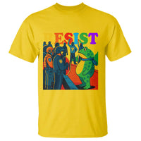 Rainbow Street Protest Frog T Shirt Resist LGBTQ+ Solidarity - Wonder Print Shop