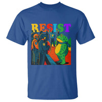 Rainbow Street Protest Frog T Shirt Resist LGBTQ+ Solidarity - Wonder Print Shop