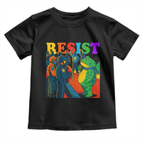 Rainbow Street Protest Frog Toddler T Shirt Resist LGBTQ+ Solidarity - Wonder Print Shop