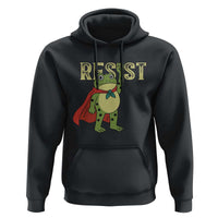 Resist Super Frog Hoodie Free Portland Political Satire Retro Graphic - Wonder Print Shop