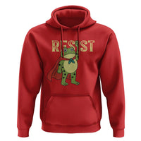 Resist Super Frog Hoodie Free Portland Political Satire Retro Graphic - Wonder Print Shop