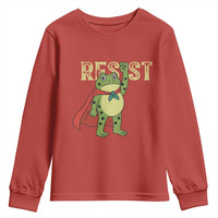 Resist Super Frog Youth Sweatshirt Free Portland Political Satire Retro Graphic - Wonder Print Shop