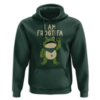 I Am Frogtifa Hoodie Frog Resist Antifascist with Raised Fist Bandana - Wonder Print Shop