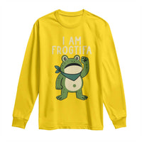 I Am Frogtifa Long Sleeve Shirt Frog Resist Antifascist with Raised Fist Bandana - Wonder Print Shop