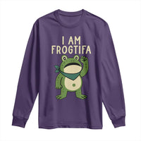 I Am Frogtifa Long Sleeve Shirt Frog Resist Antifascist with Raised Fist Bandana - Wonder Print Shop