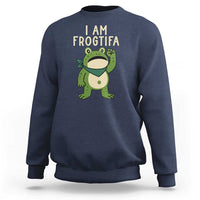 I Am Frogtifa Sweatshirt Frog Resist Antifascist with Raised Fist Bandana - Wonder Print Shop