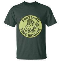 Portland Frog Brigade T Shirt Peace Frog Protest Badge - Wonder Print Shop