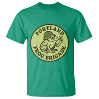 Portland Frog Brigade T Shirt Peace Frog Protest Badge - Wonder Print Shop