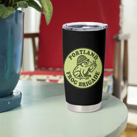 Portland Frog Brigade Tumbler Cup Peace Frog Protest Badge - Wonder Print Shop