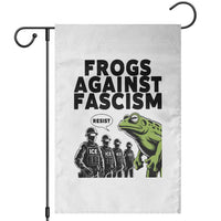 Frogs Against Fascism Garden Flag Resist 2025 Free Portland Protest - Wonder Print Shop