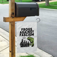 Frogs Against Fascism Garden Flag Resist 2025 Free Portland Protest - Wonder Print Shop