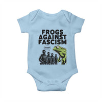 Frogs Against Fascism Baby Onesie Resist 2025 Free Portland Protest - Wonder Print Shop