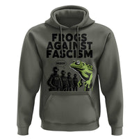 Frogs Against Fascism Hoodie Resist 2025 Free Portland Protest - Wonder Print Shop