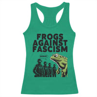 Frogs Against Fascism Racerback Tank Top Resist 2025 Free Portland Protest - Wonder Print Shop
