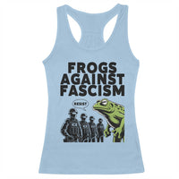 Frogs Against Fascism Racerback Tank Top Resist 2025 Free Portland Protest - Wonder Print Shop