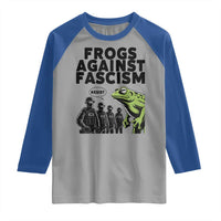 Frogs Against Fascism Raglan Shirt Resist 2025 Free Portland Protest - Wonder Print Shop