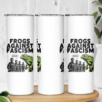 Frogs Against Fascism Skinny Tumbler Resist 2025 Free Portland Protest - Wonder Print Shop