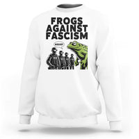 Frogs Against Fascism Sweatshirt Resist 2025 Free Portland Protest - Wonder Print Shop