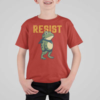 Resist Frog Protest T Shirt For Kid Free Portland Political Satire - Wonder Print Shop