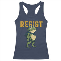 Resist Frog Protest Racerback Tank Top Free Portland Political Satire - Wonder Print Shop