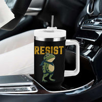 Resist Frog Protest Tumbler With Handle Free Portland Political Satire - Wonder Print Shop